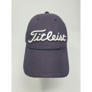 Titleist -Footjoy FJ- Pro V1 Golf Hat/Cap Purple/Navy Blue Strapback Pre-own